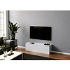 Ezra 138 cm TV Meubel Hoogglans Wit