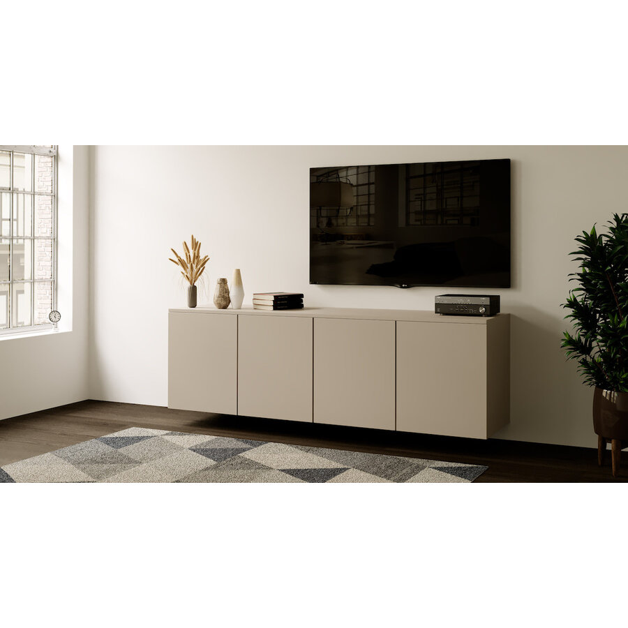 Neve Cashmere 240 cm Zwevend Dressoir Neve Cashmere 240 cm Zwevend Dressoir