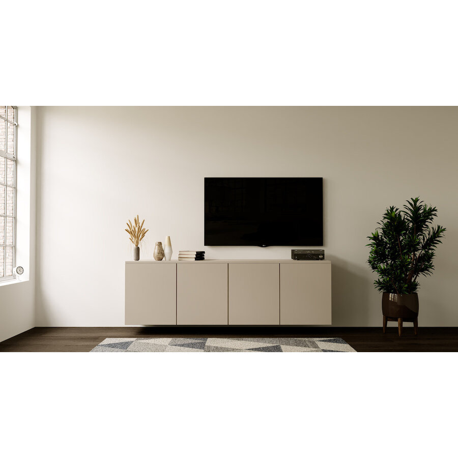 Neve Cashmere 240 cm Zwevend Dressoir Neve Cashmere 240 cm Zwevend Dressoir