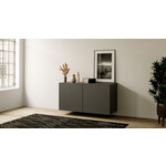 Artego Design Neve Grafiet 120 cm Zwevend Dressoir Artego Design Neve Grafiet 120 cm Zwevend Dressoir