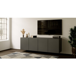 Artego Design Neve Grafiet 240 cm Zwevend Dressoir