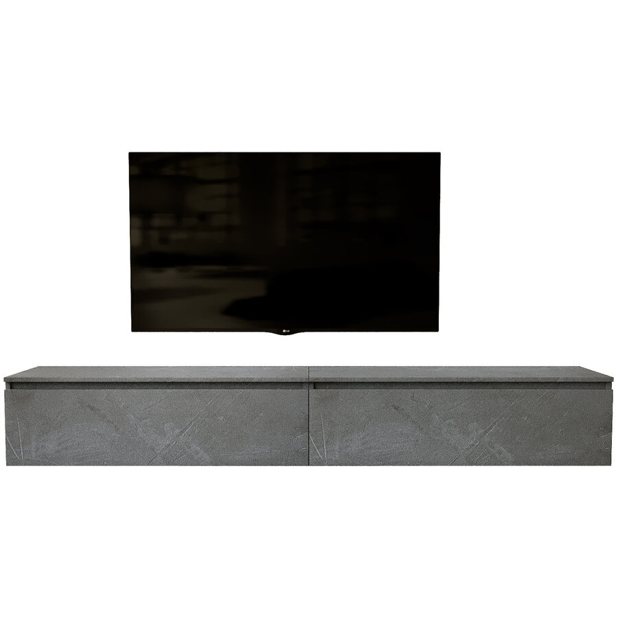 Ezra 276 cm TV Meubel Piombo Ezra 276 cm TV Meubel Piombo