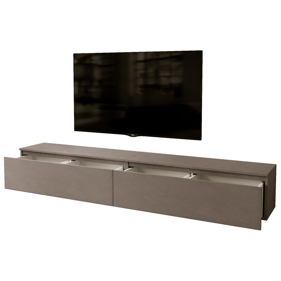 Ezra 276 cm TV Meubel Brons Ezra 276 cm TV Meubel Brons