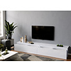 Ezra 276 cm TV Meubel Hoogglans Wit