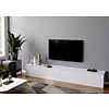 Ezra 276 cm TV Meubel Hoogglans Wit