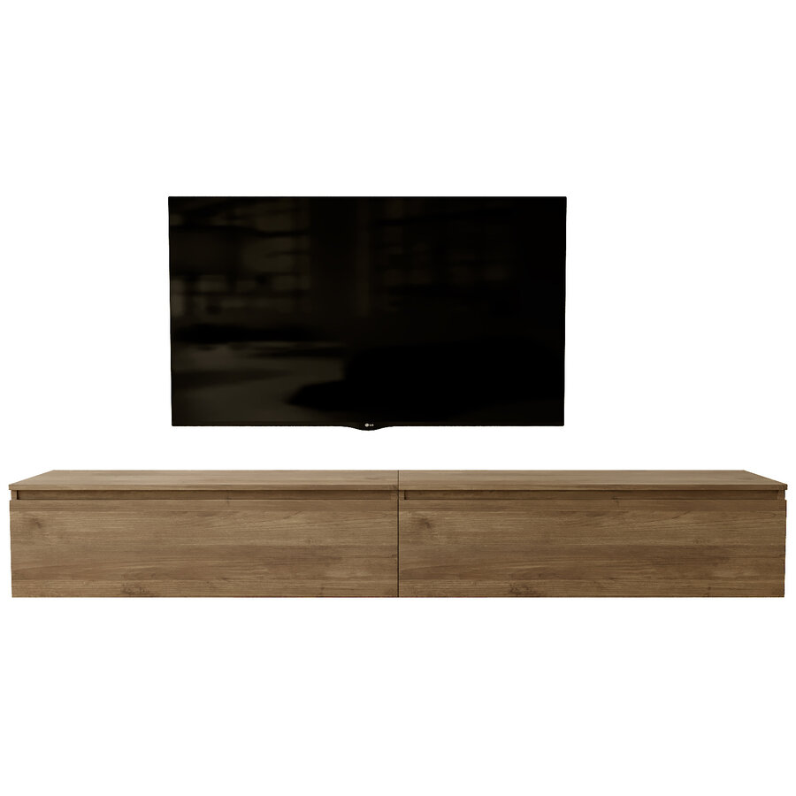 Ezra 276 cm TV Meubel Mercure Eiken Ezra 276 cm TV Meubel Mercure Eiken