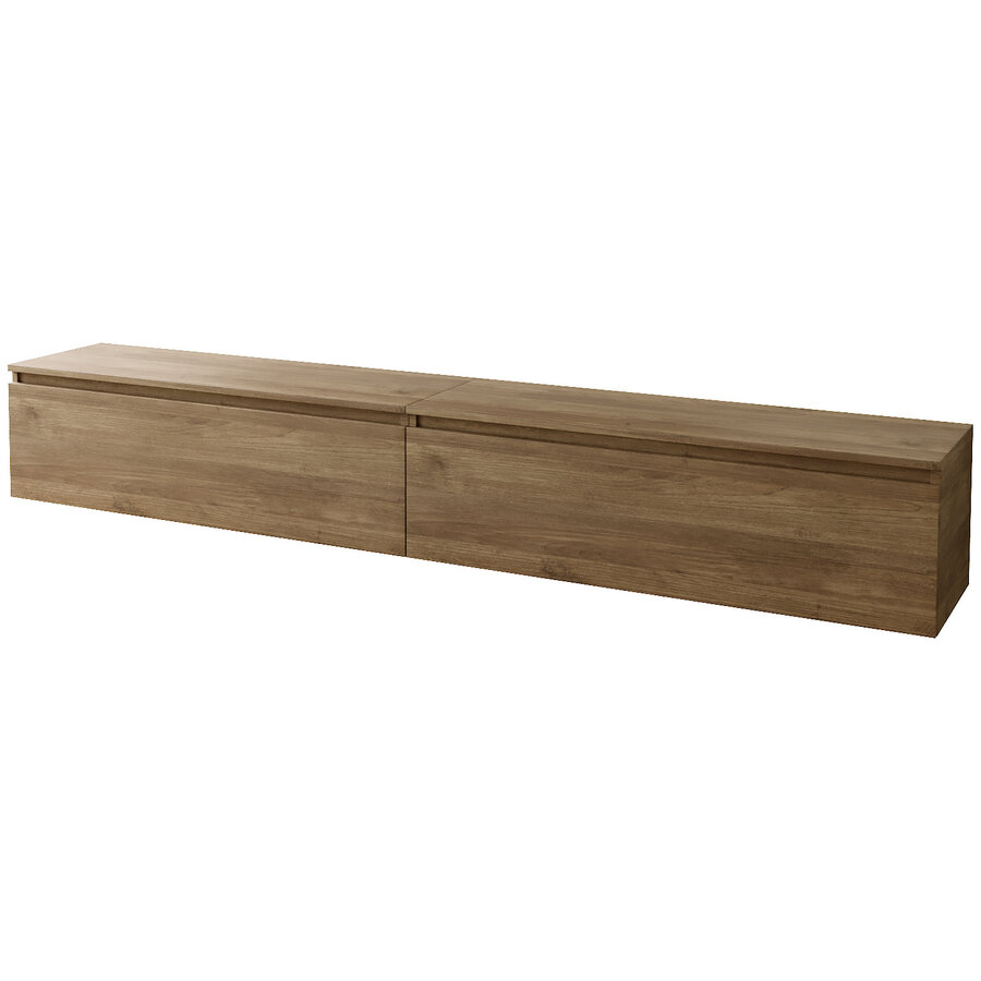 Ezra 276 cm TV Meubel Mercure Eiken Ezra 276 cm TV Meubel Mercure Eiken