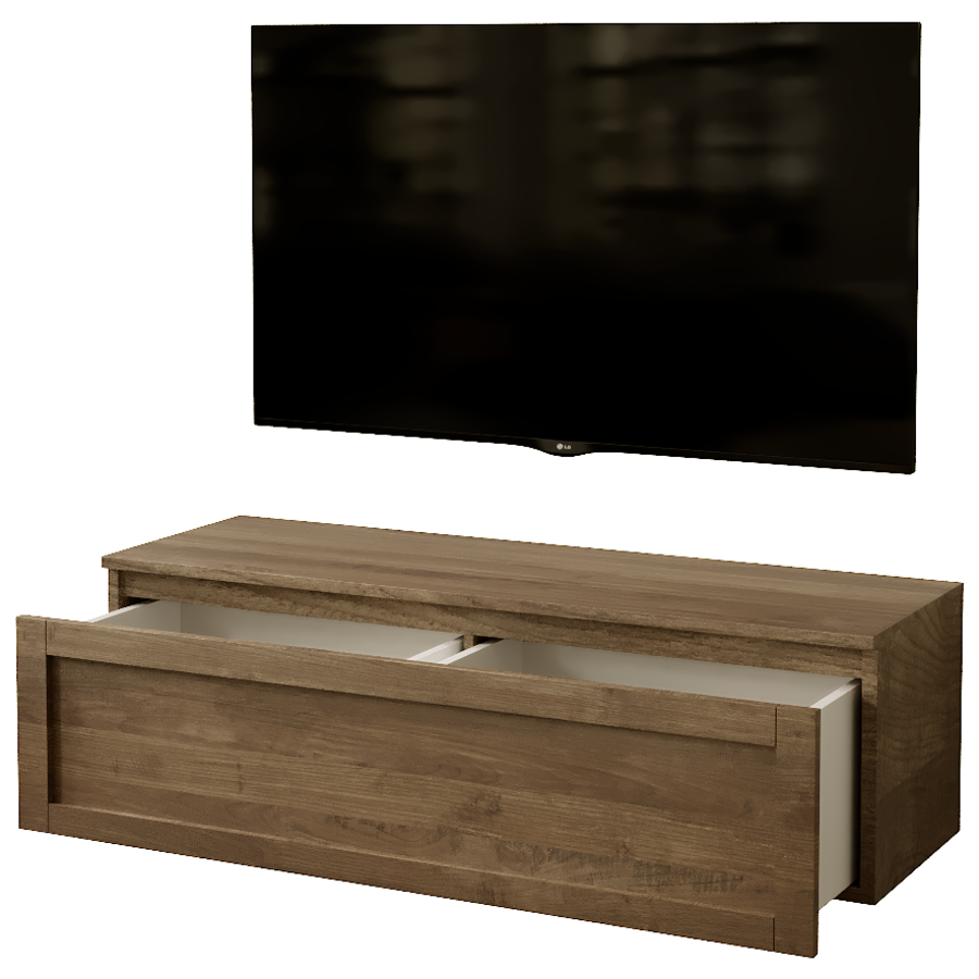 Enzo 138 cm TV meubel met Kader Mercure Eiken Enzo 138 cm TV meubel met Kader Mercure Eiken