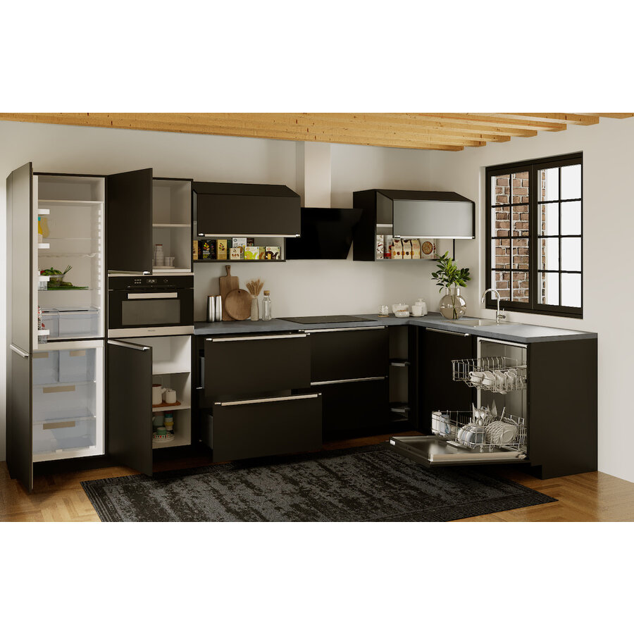 Turin Peterselie L - Keuken Zwart