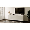Neve Hoogglans Alpine Wit 200 cm Zwevend Dressoir
