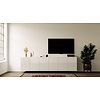 Neve Hoogglans Alpine Wit 270 cm Zwevend Dressoir