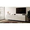 Neve Hoogglans Alpine Wit 300 cm Zwevend Dressoir