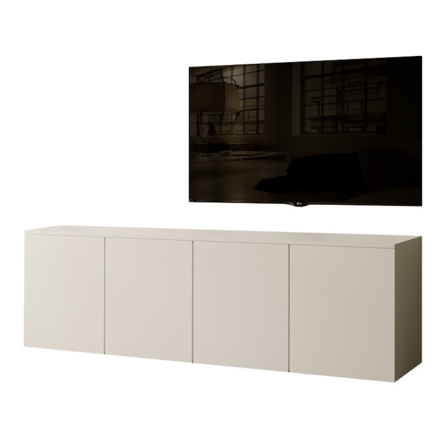 Neve Alpine Wit 180 cm Zwevend Dressoir Neve Alpine Wit 180 cm Zwevend Dressoir