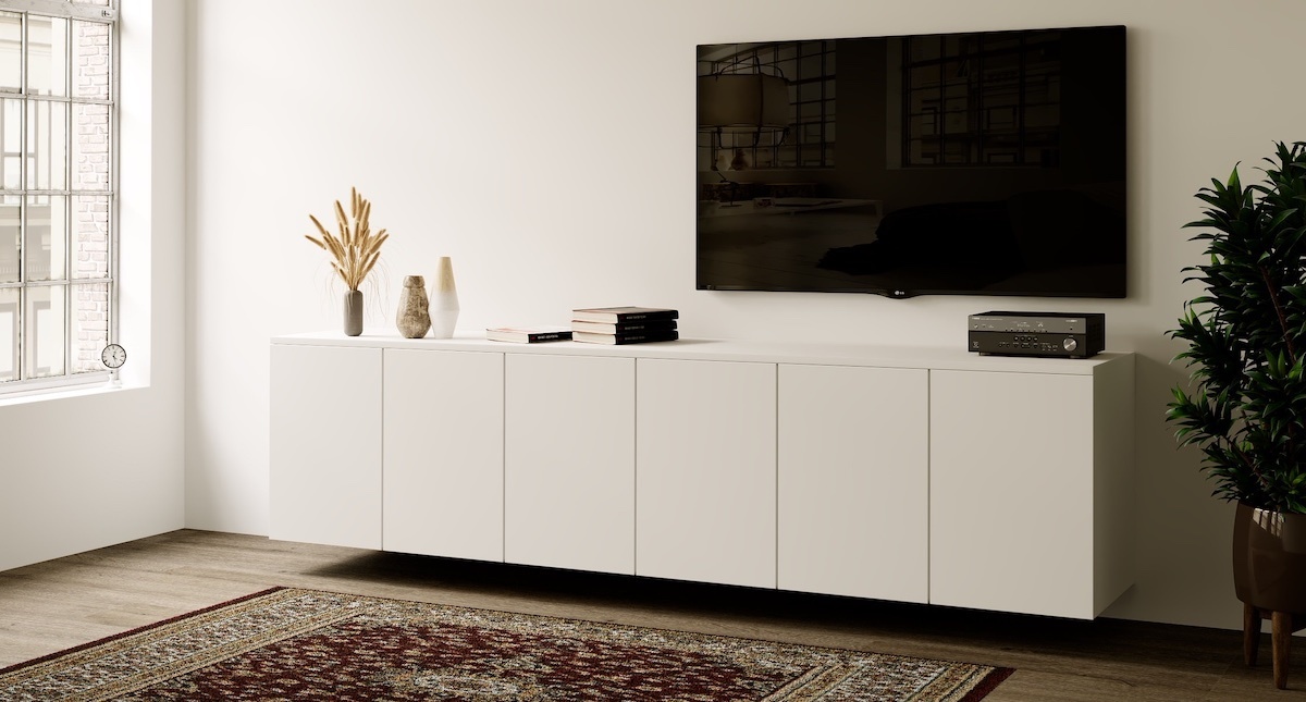 Neve Alpine Wit 300 cm Zwevend Dressoir