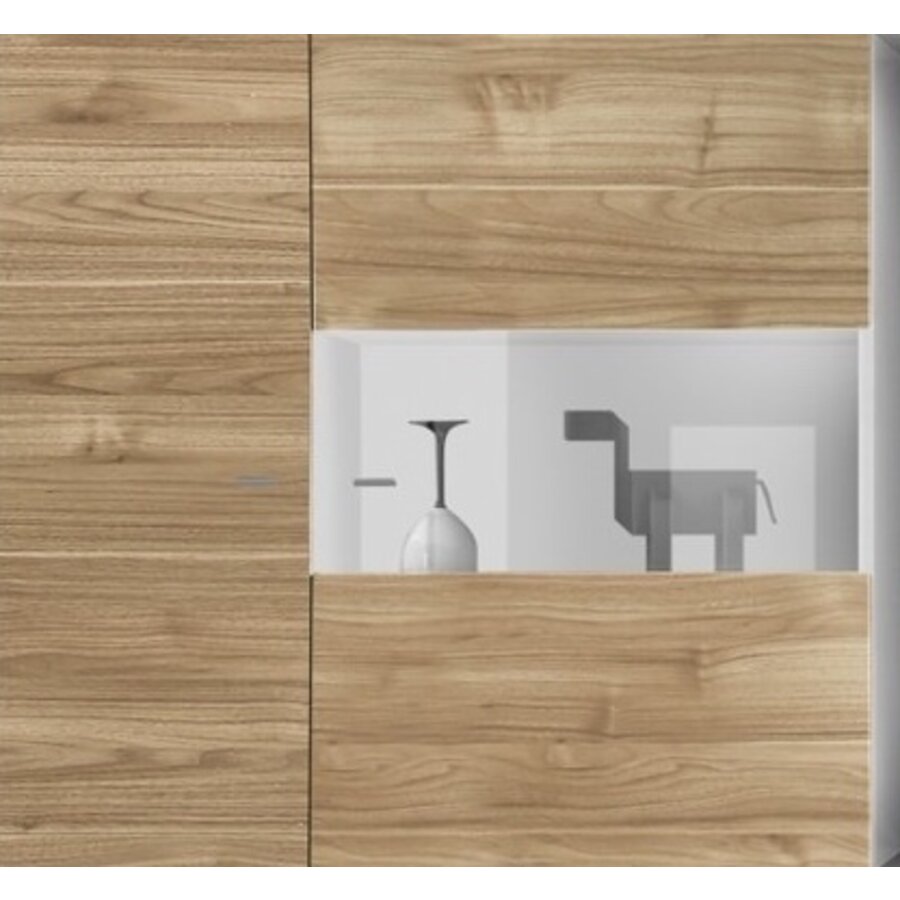 Bex TV-wandmeubel 27 Wit / Eiken Bex TV-wandmeubel 27 Wit / Eiken