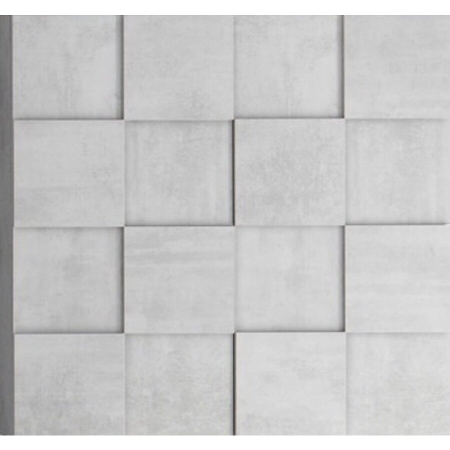 Bex TV-wandmeubel 5 Wit / Beton