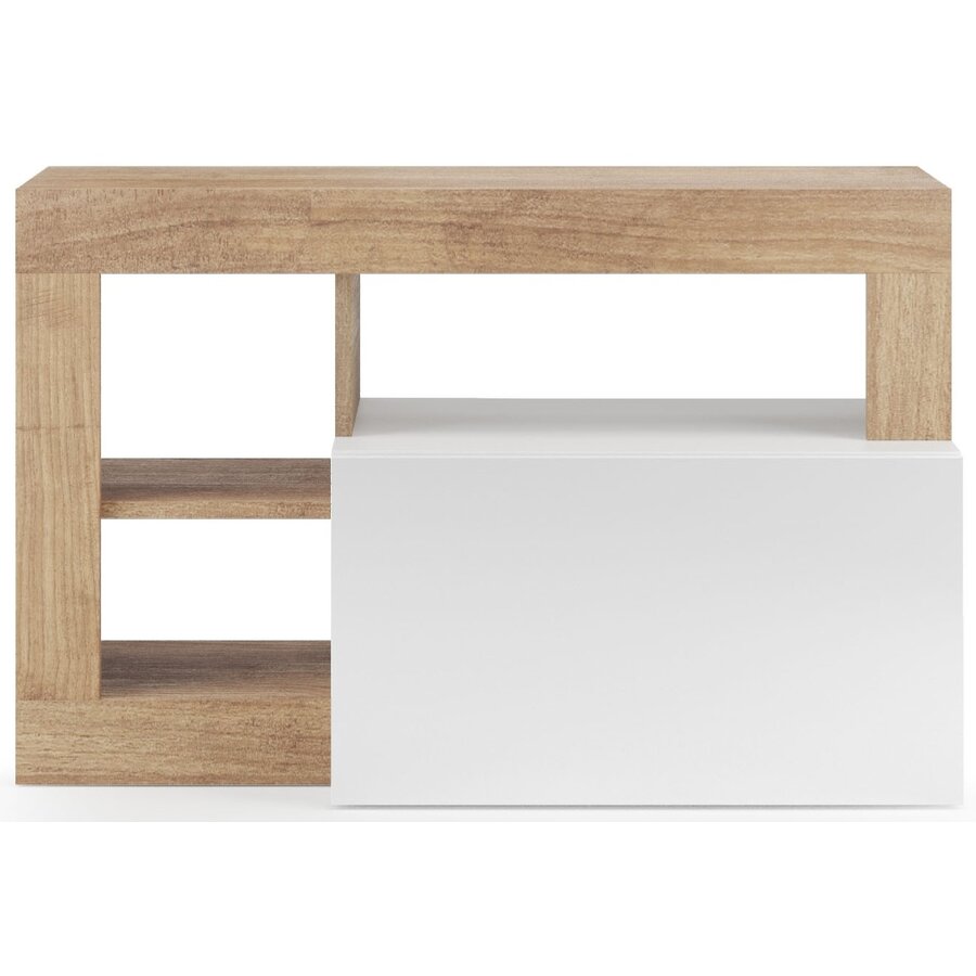 Hamburg Hoogglans Wit / Kadiz Eiken Halbank