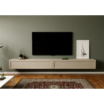 Nova Design Enzo Horizontaal Wandmeubel 276 cm met Kader Argilla Nova Design Enzo Horizontaal Wandmeubel 276 cm met Kader Argilla