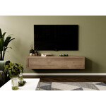 Nova Design Enzo Horizontaal Wandmeubel met Kader Mercure Eiken Nova Design Enzo Horizontaal Wandmeubel met Kader Mercure Eiken