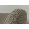 Coco Teddy Taupe Fauteuil met Voetstoel