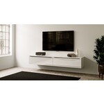Artego Design Levana Hoogglans Alpine Wit 240 cm TV Wandmeubel Artego Design Levana Hoogglans Alpine Wit 240 cm TV Wandmeubel