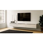 Artego Design Levana Hoogglans Alpine Wit 270 cm TV Wandmeubel Artego Design Levana Hoogglans Alpine Wit 270 cm TV Wandmeubel