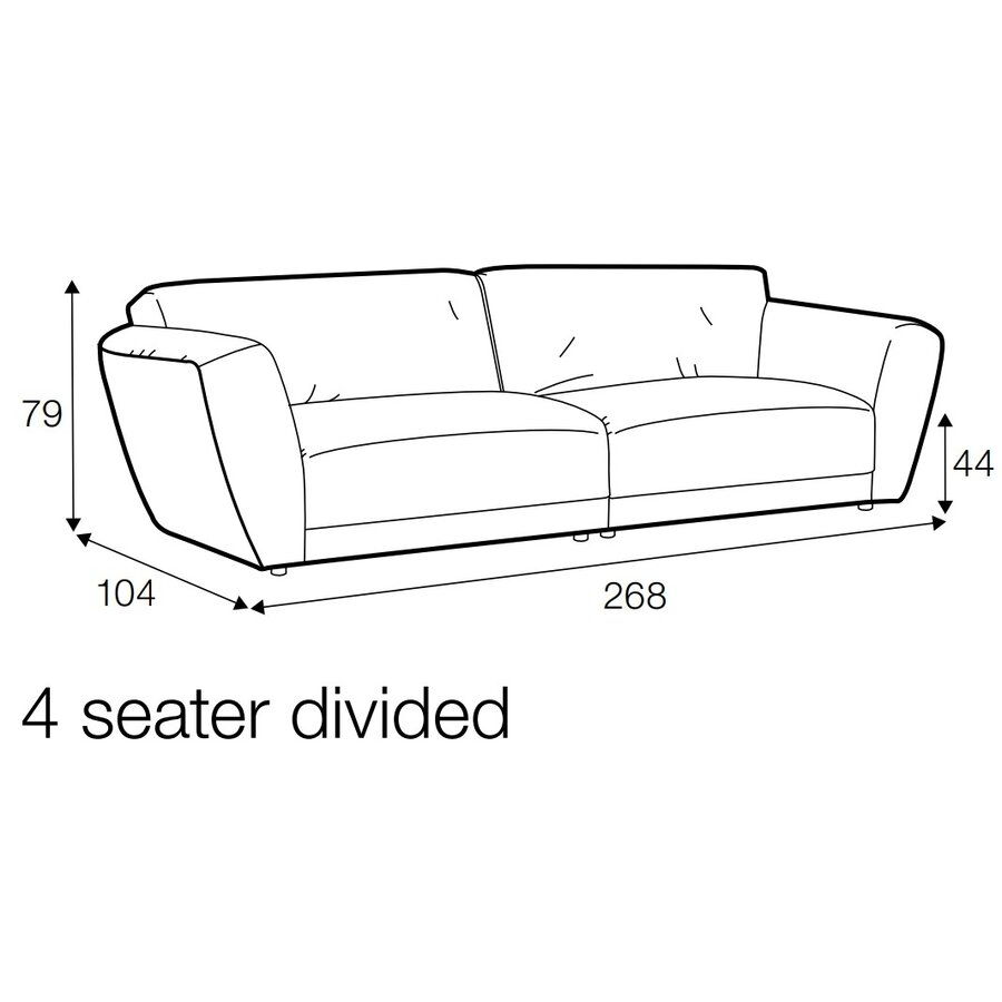 Asta Sky Gerecycled Polyester 4-Zits Bank Asta Sky Gerecycled Polyester 4-Zits Bank