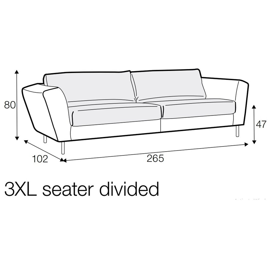 Gustav Classic Velvet 3-Zits XL Bank Gustav Classic Velvet 3-Zits XL Bank