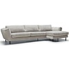 Gustav Sky Gerecycled Polyester 2-Zits Bank + Chaise Longue Rechts