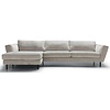 Gustav Sky Gerecycled Polyester 3-Zits Bank + Chaise Longue Links
