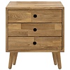 Agra Massief Eiken Commode 3-Lades