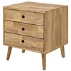 Agra Massief Eiken Commode 3-Lades