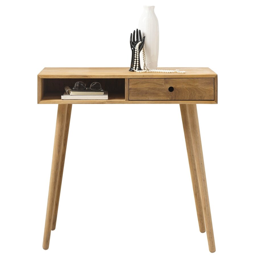 Agra Massief Eiken Sidetable met Lade