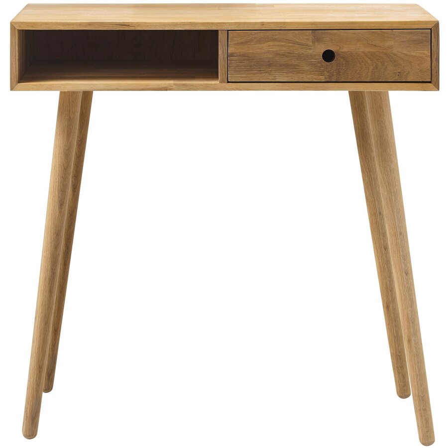 Agra Massief Eiken Sidetable met Lade