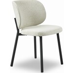 Hygge Interiors Swan Bouclé Eetkamerstoel Gebroken Wit Hygge Interiors Swan Bouclé Eetkamerstoel Gebroken Wit