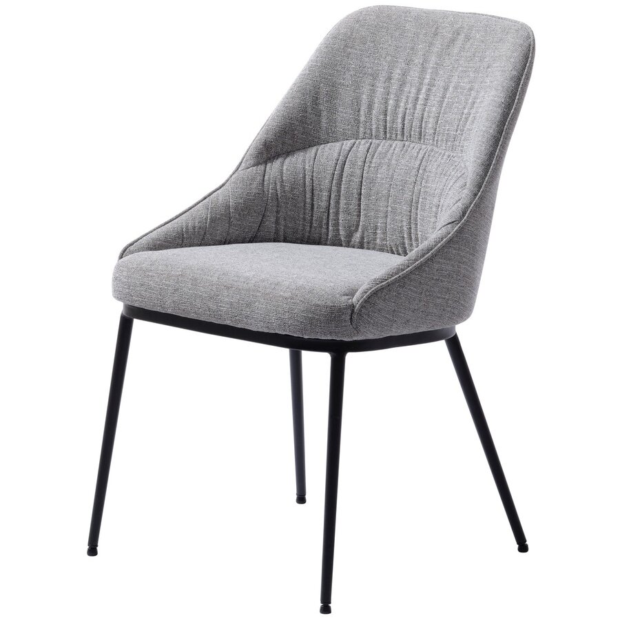 Meridian Tweed Eetkamerstoel Grijs Meridian Tweed Eetkamerstoel Grijs