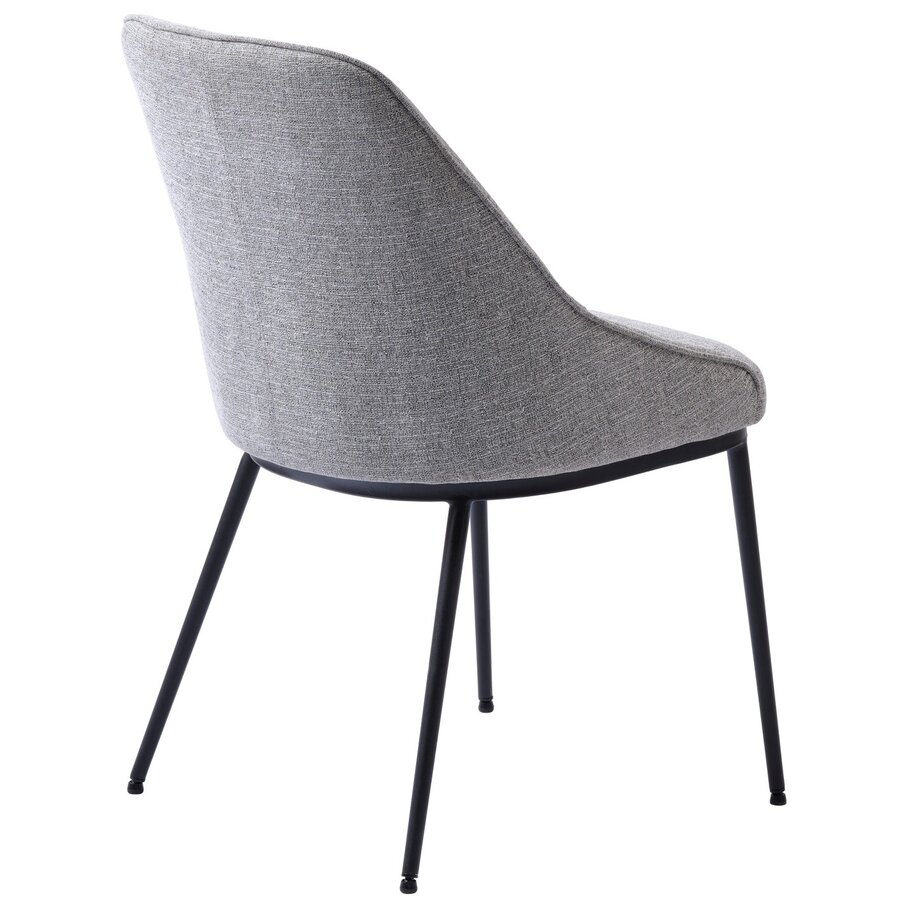 Meridian Tweed Eetkamerstoel Grijs Meridian Tweed Eetkamerstoel Grijs