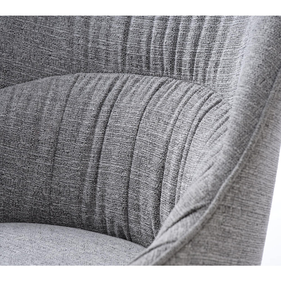 Meridian Tweed Eetkamerstoel Grijs Meridian Tweed Eetkamerstoel Grijs