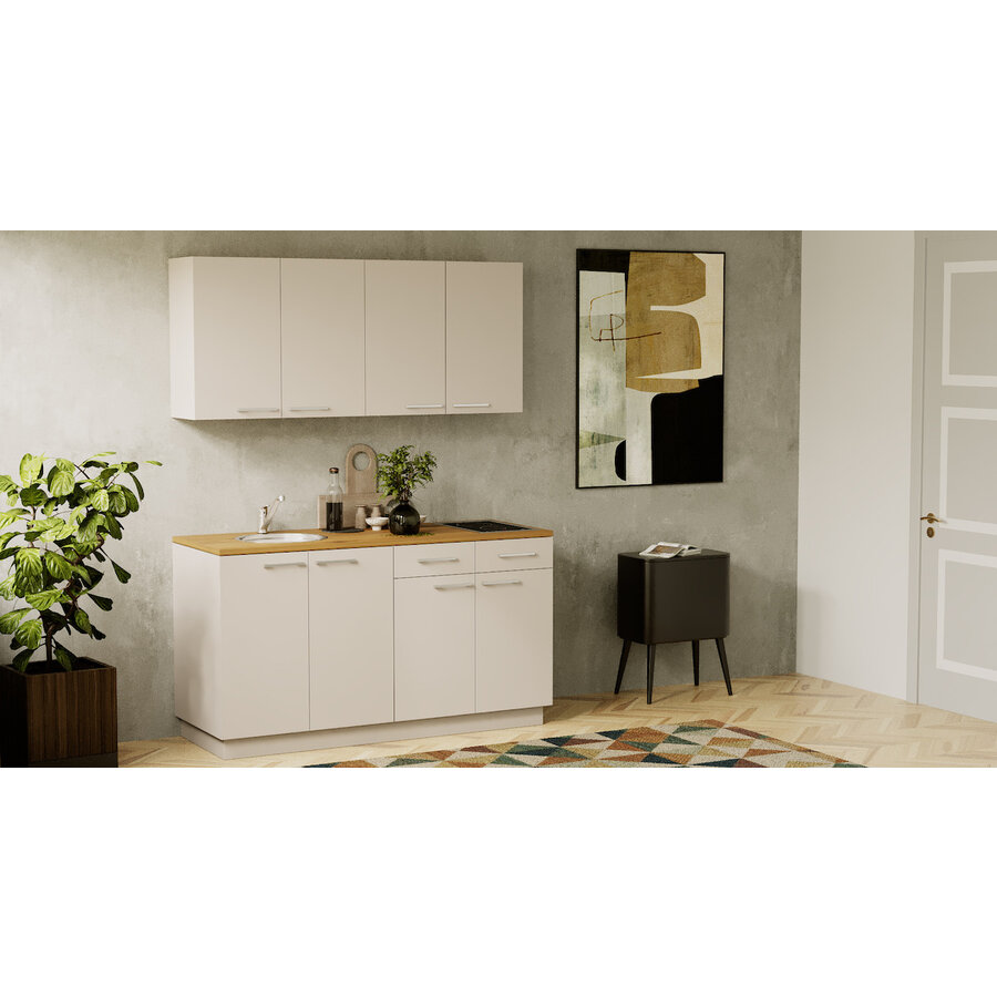 Turin Cuminum Rechte Keuken Cashmere Turin Cuminum Rechte Keuken Cashmere