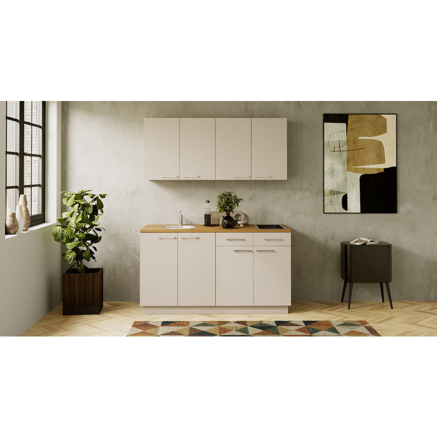 Turin Cuminum Rechte Keuken Cashmere Turin Cuminum Rechte Keuken Cashmere