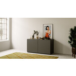 Artego Design Elva Turin 123 cm Dressoir Grafiet