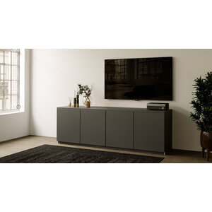 Artego Design Elva Turin 163 cm Dressoir Grafiet