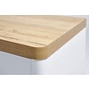 CU-Libre 80 Bureautafel Wit / Eiken