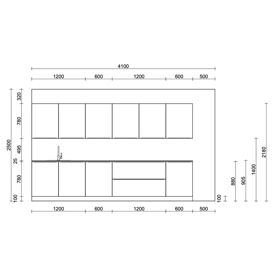 Turin Kardemom Parallel Keuken Alpine Wit Turin Kardemom Parallel Keuken Alpine Wit
