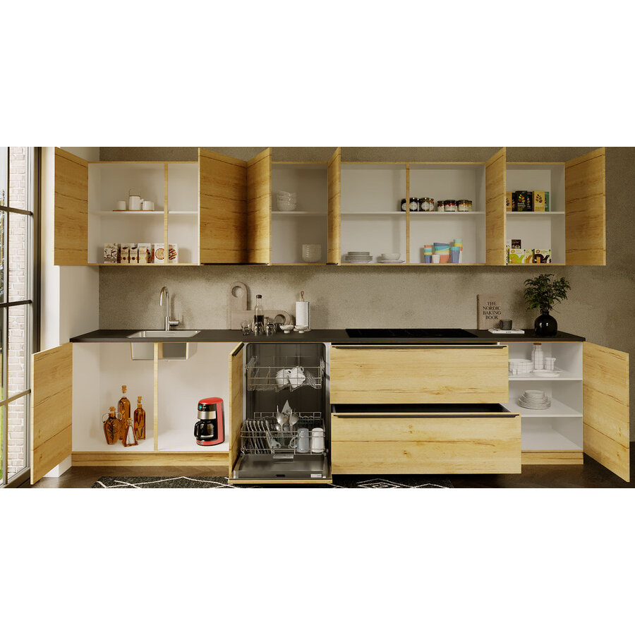 Trendy Kardemom Parallel Keuken Eiken Goudbruin Trendy Kardemom Parallel Keuken Eiken Goudbruin