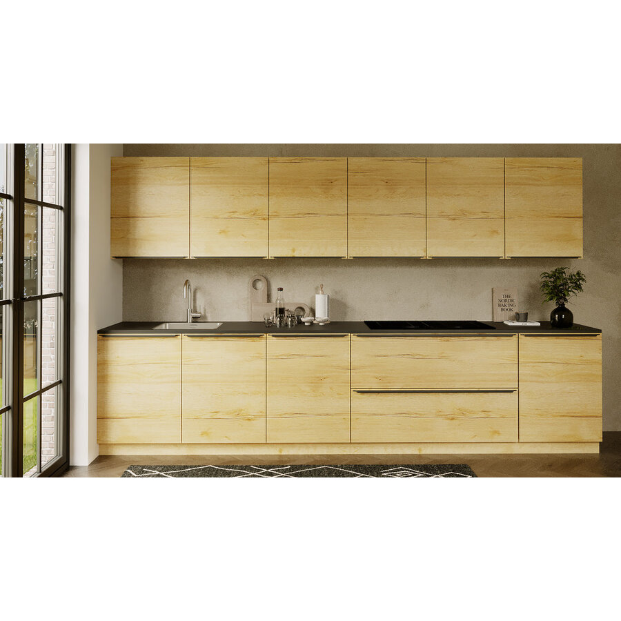 Trendy Kardemom Parallel Keuken Eiken Goudbruin Trendy Kardemom Parallel Keuken Eiken Goudbruin