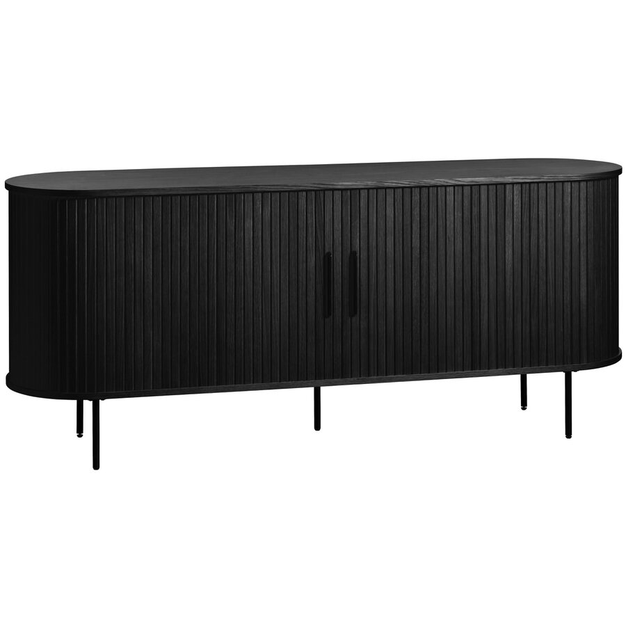 Nola 180 cm Dressoir Zwart Nola 180 cm Dressoir Zwart
