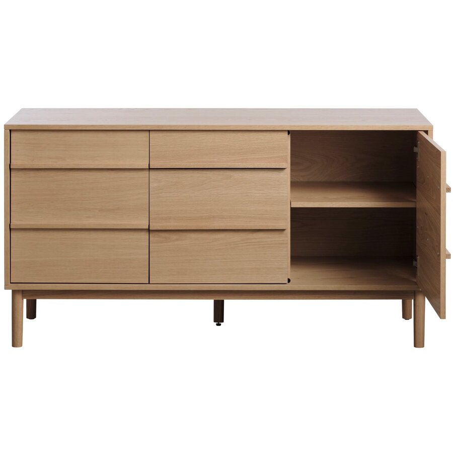 Ponza Eiken Dressoir 140 cm Ponza Eiken Dressoir 140 cm