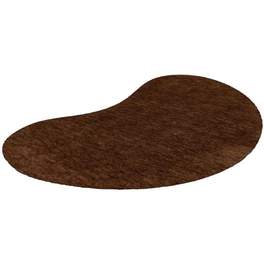 Comfy Organische Vorm Vloerkleed Bruin Comfy Organische Vorm Vloerkleed Bruin