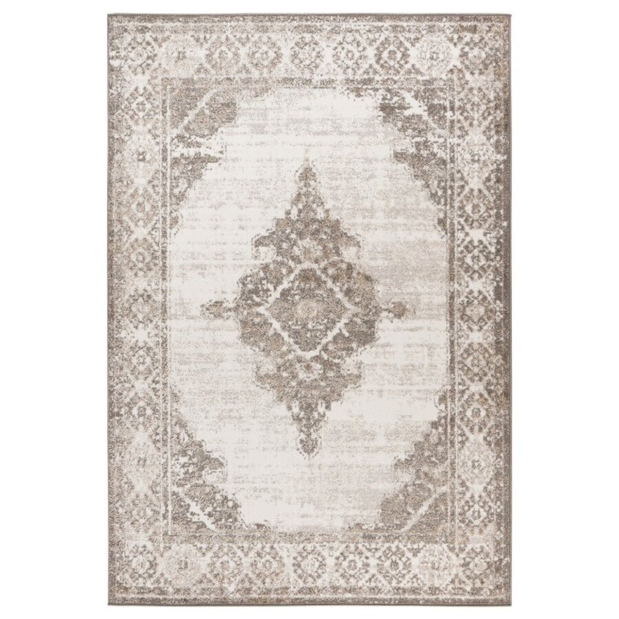 Milas 200 x 290 cm Vloerkleed Zilver / Beige 204 Milas 200 x 290 cm Vloerkleed Zilver / Beige 204